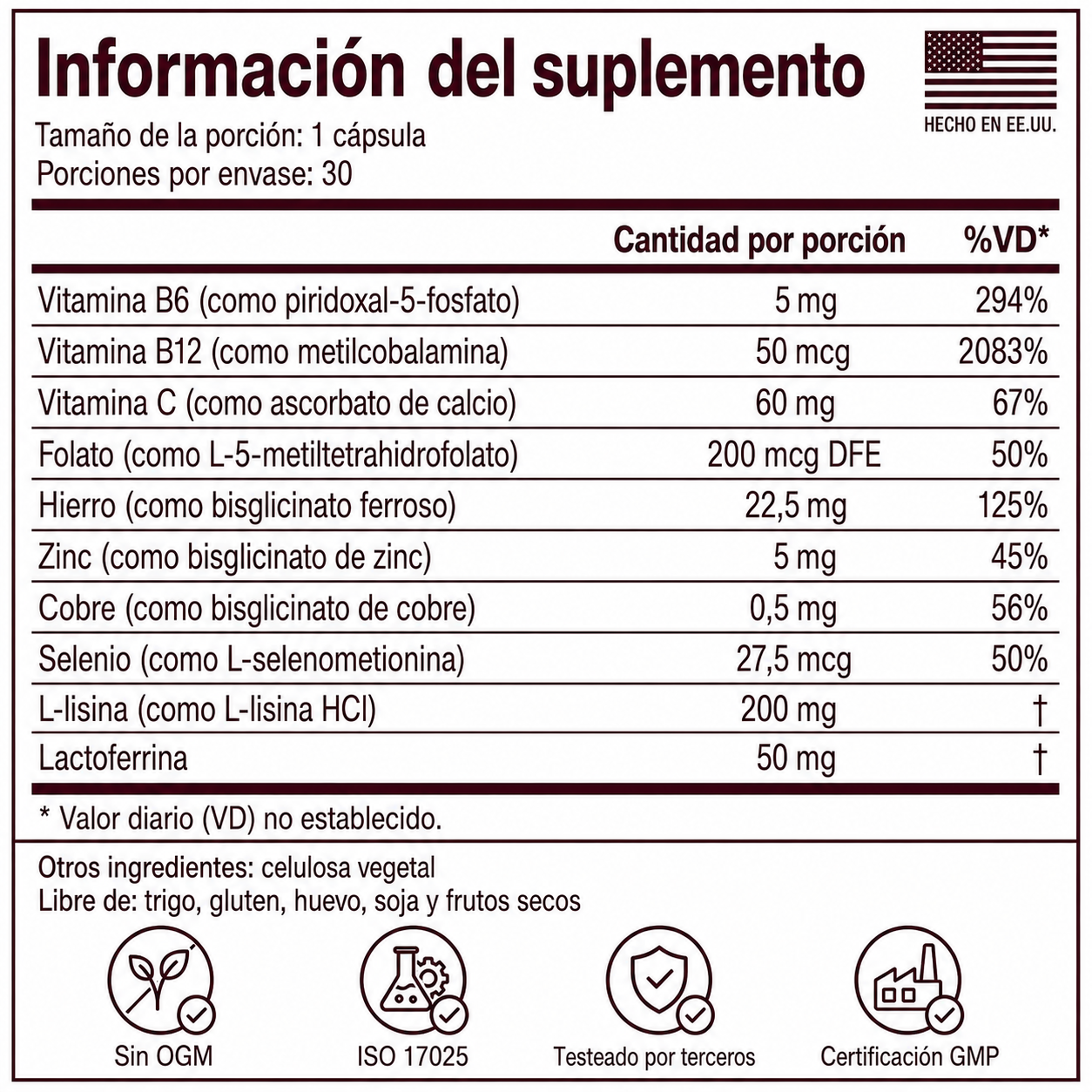 FerraVital® Soporte de Ferritina